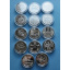 Набор монет Collection Вооруженные Силы Украины 10 гривен ВСУ 30 мм 15 шт в капсулах Серебристый (hub_ylj442) Ивано-Франковск
