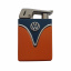 Зажигалка газовая пьезо Licences VW Metal Lighter Tank Оранжево-голубой (40610129BLUOR) Хмельницький
