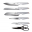 Набор из 6-х кухонных ножей и подставки Berlinger Haus Moonlight Edition (BH-2795) Хмельницький