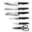 Набор ножей из 7 предметов Berlinger Haus Black Silver Collection (BH-2796) Хмельницький