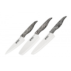 Набор из 3-х ножей Samura INKA (SIN-0220W) Львов