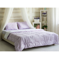 Набор одеяло и 2 классические подушки Dormeo Лаванда 200x200 см Фиолетовый/Белый Житомир