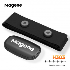 нагрудный датчик пульса Magene H303 Монитор сердечного ритма, Bluetooth BLE 4.0 и ANT+ для Garmin | Polar | Bryton | Wahoo | Lezyne | Apple Watch
