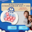 Электронный Поп Ит Интерактивный Детский 4 Режима + Подсветка Pop It SV Toys Космонавт Синий (639) Вінниця