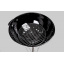Угольный гриль-барбекю с термометром в крышке Lightled MEAT GRILL LV20015599L Black Луцьк