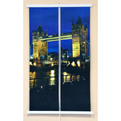 Настенный инфракрасный обогреватель Картина двойная "Лондонский мост" Свеса