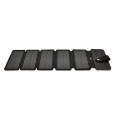 Солнечная панель Solar panel 5 Foldings, built-in microUSB cable, Output: 5 /1,2 А(USB), plastic, Black, Corton box Житомир
