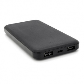 Повербанк PowerBank Dexim DCA0013 10000mAh Fast Charge + 2*USB, Black, Q60