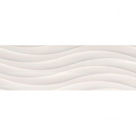 Плитка настенная CERAMIKA COLOR Living Cream Wave 250x750 мм