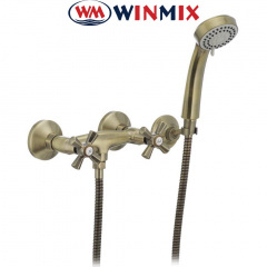 Смеситель для душкабины WINMIX Premium Retro Bronze (Chr-003) Николаев