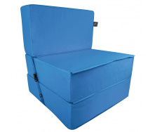 Бескаркасное кресло раскладушка Tia-Sport Поролон 180х70 см (sm-0920-7) голубой