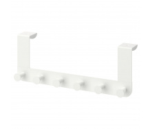 Дверная вешалка для вещей одежды полотенец IKEA ENUDDEN 35х13 см Белый (602.516.65)
