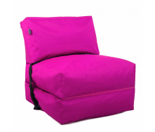 Бескаркасное кресло раскладушка Tia-Sport 210х80 см розовый (sm-0666-31)