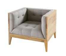 Мягкое кресло с деревянным каркасом JecksonLoft Мили 0176