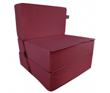 Бескаркасное кресло раскладушка Tia-Sport Поролон 180х70 см (sm-0920-6) бордовый
