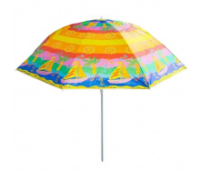 Пляжный зонт с наклоном Umbrella Anti-UV от УФ излучения Ø200 см Пальмы с радугой 127-12527279