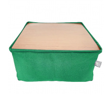 Безкаркасний модульний Пуф-столик Блек Tia-Sport (sm-0948-5) зелений