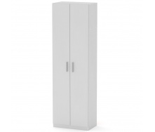 Узкий шкаф для спальни Компанит Шкаф-11 альба (белый)