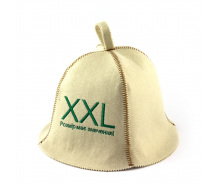 Банная шапка Luxyart XXL размер имеет значение Белый (LA-286)