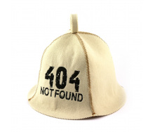Банная шапка Luxyart Ошибка 404 Белый (LA-330)