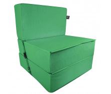 Бескаркасное кресло раскладушка Tia-Sport Поролон 180х70 см (sm-0920-9) зеленый