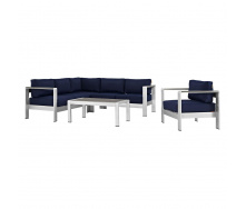 Комплект уличной мебели диван кресло столик в стиле LOFT Серый (NS-323)
