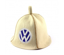 Банная шапка Luxyart Volkswagen Белый (LA-309)