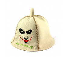 Банная шапка Luxyart Джокер Белый (LA-291)