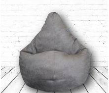 Кресло груша Tia-Sport Велюр 120х90 см серый (sm-0237-6)