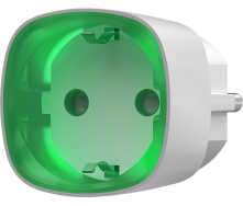 Радиоуправляемая умная розетка со счетчиком энергопотребления Ajax Socket белая