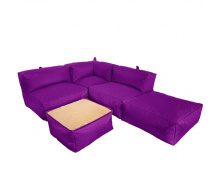 Комплект бескаркасной мебели Блэк Tia-Sport (sm-0692-3) фиолетовый