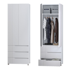 Шкаф для одежды DiPortes "Портленд" К-823-L Белый (80/230/56) МДФ Луцк