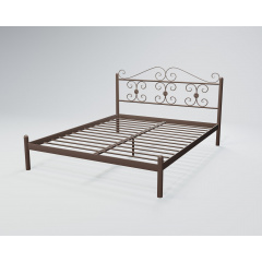 Ліжко двоспальне BNB BegoniyaDesign 120х190 темно-коричневий Миколаїв