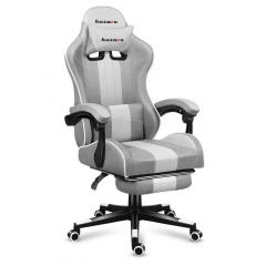 Компьютерное кресло Huzaro Force 4.7 White ткань Черновцы