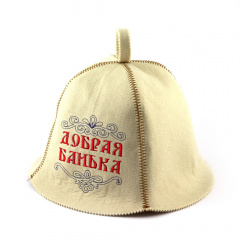 Банна шапка Luxyart Добра банька 2 Білий (LA-337) Київ