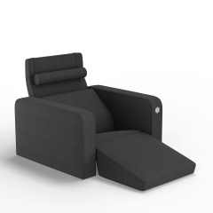 Мягкое кресло KULIK SYSTEM PLEASURE Ткань Целый Серый (hub_FYyQ83096) Запорожье