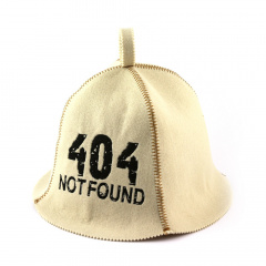 Банная шапка Luxyart Ошибка 404 Белый (LA-330) Тернополь
