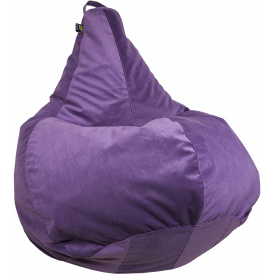 Кресло груша Tia-Sport Велюр 120х90 см фиолетовый (sm-0237-5)
