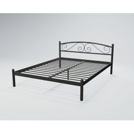 Кровать двухспальная BNB ViolaDesign 120х200 антрацит