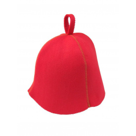 Банная шапка Luxyart искусственный фетр Красный (LС-416)