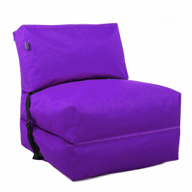Бескаркасное кресло раскладушка Tia-Sport 210х80 см темно-фиолетовый (sm-0666-29)