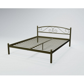 Кровать двухспальная BNB ViolaDesign 120х190 оливковый