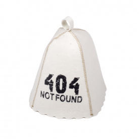 Банная шапка Luxyart Ошибка 404 Белый (LA-272)