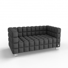 Двухместный диван KULIK SYSTEM NEXUS Ткань 2 Серый (hub_rHrQ23855)