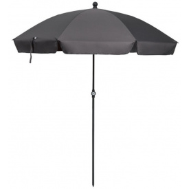 Большой пляжный зонт с тефлоновым покрытием 180 см Livarno Серый (100343334 grey)