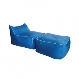 Лежак вуличний Tia-Sport Sunbrella прямокутний 180х80х80 см синій (sm-0686)