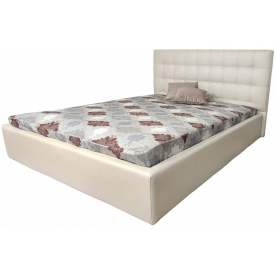 Кровать двуспальная BNB Britania Comfort 160 x 200 см Экокожа Бежевый