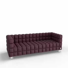 Тримісний диван KULIK SYSTEM NEXUS Тканина 3 Фіолетовий (hub_uOjh84231)