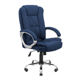 Офисное кресло руководителя Richman California Хром M3 Multiblock Синий