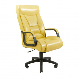 Офісне крісло керівника Richman Magister VIP Rich M1 Tilt Натуральна Шкіра Lux Італія Кремовий